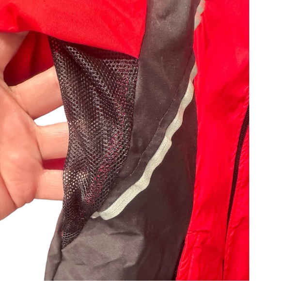 Sugoi Women’s Red/Blk Cycling Jacket Zip Front Back Pocket Pouch (Sz LRG) (EUC) - Picture 7 of 10